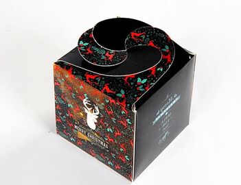 A extremidade feita sob encomenda da dobra das caixas decorativas da caixa de dobradura encaixota reciclável inodoro